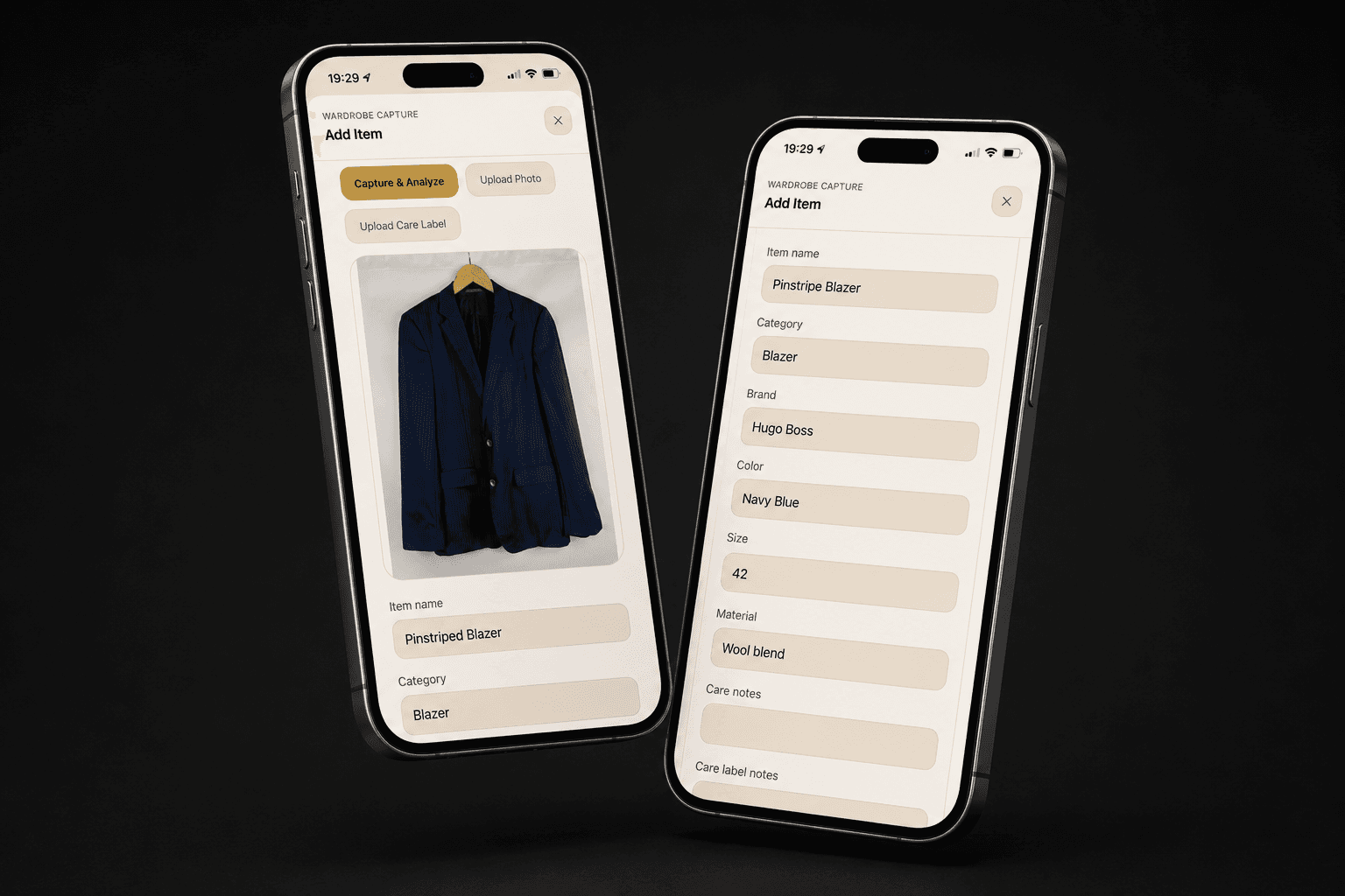 Attesse wardrobe capture workflow